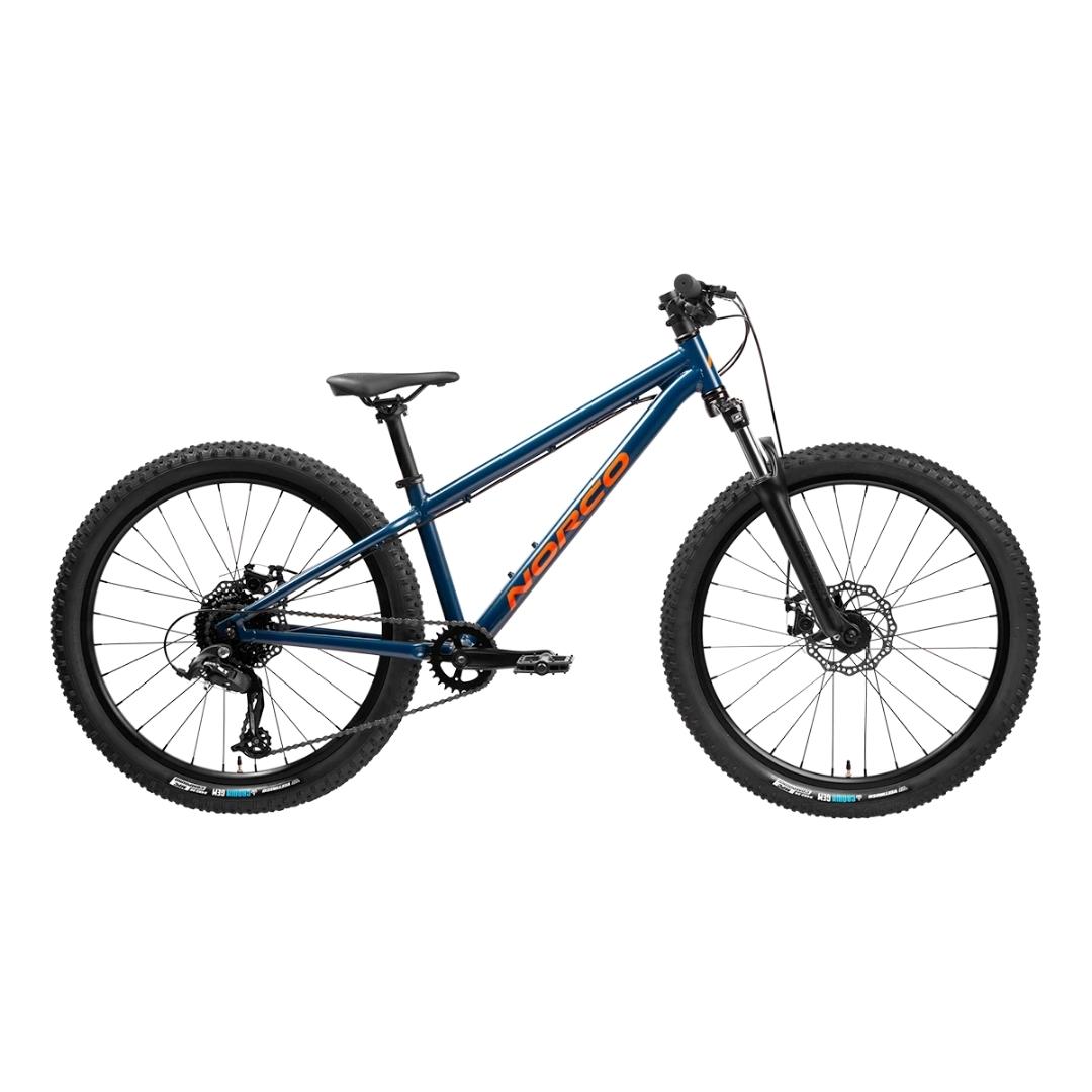 vélo de montagne junior fluid ht 24.2 bleu/orange